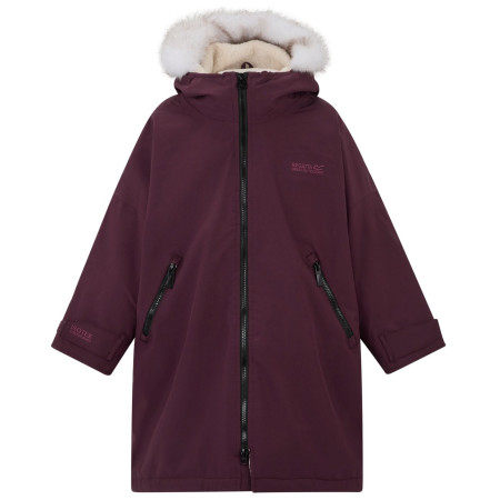 Kinder-Regenmantel Regatta Junior Waterproof Changing Robe Pro Fig lila Fig