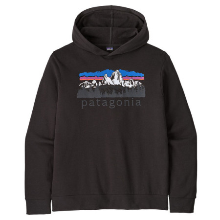 Herren-Sweatshirt Patagonia M's Fitz Roy Foothills Daily Hoody schwarz Black