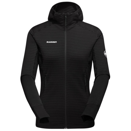 Damen Funktions-Sweatshirt Mammut Taiss Light ML Hooded Jacket Women schwarz black 0001