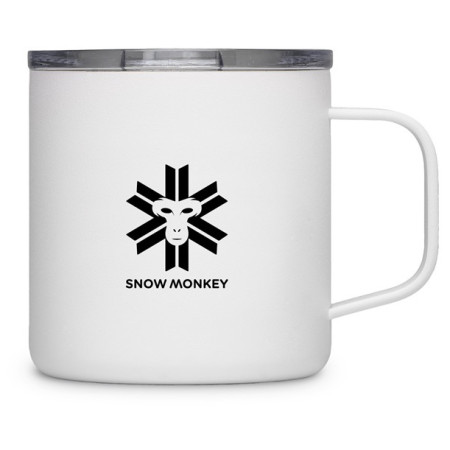Thermotasse Snow Monkey Booster weiß white