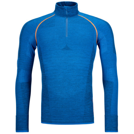 Herren Funktions-Sweatshirt Ortovox 230 Competition Zip Neck blau JustBlue