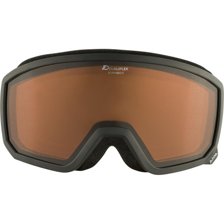 Skibrille Alpina Scarabeo S schwarz/rosa černá-růžová