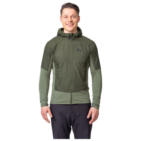 Herren-Sweatshirt Hannah Niron Pro dunkelgrün deep depths/deep lichen green