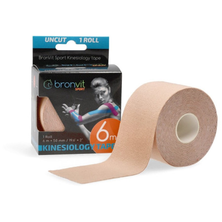 Tapeband BronVit Sport Kinesio Tape classic 5 cm x 6m beige