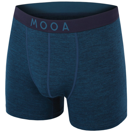 Herren-Boxershorts MOOA MerinoSilk 4in blau legion blue melange