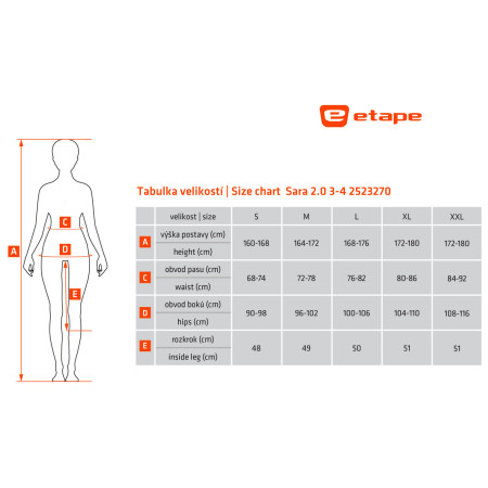 Damen 3/4 Radlerhose Etape Sara 2.0 3/4