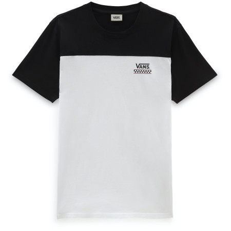 Herren-T-Shirt Vans Minigrade Block Crew weiß/schwarz White
