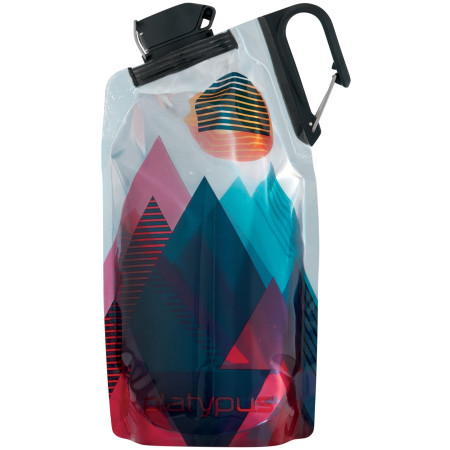 Wasser Faltflasche Platypus DuoLock SoftBottle 0,75l rot Red Peaks