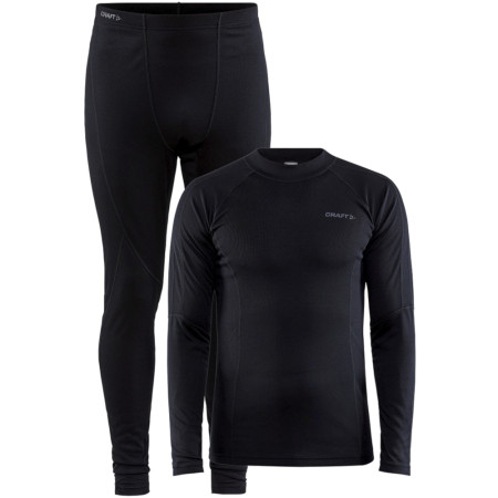 Herren-Set Craft Core Warm Baselayer schwarz Black