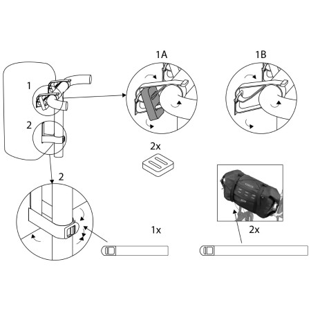 Lenkertasche Just One Front 5.0