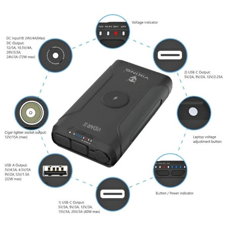 Outdoor-Powerbank Viking Technology Vidar II