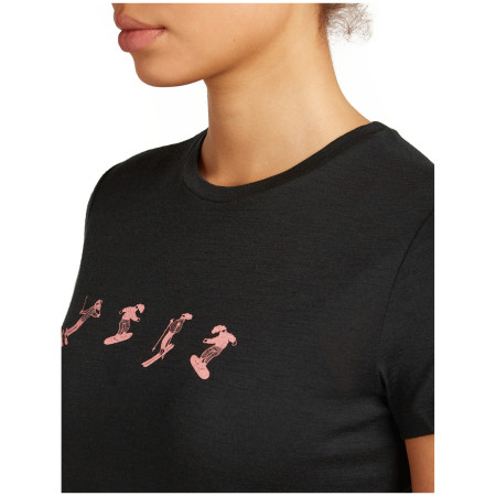 Damen-T-Shirt Icebreaker Women Merino 150 Tech Lite SS Tee Snow Day