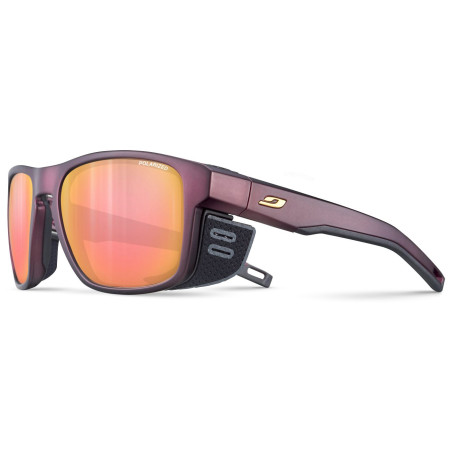 Sonnenbrille Julbo Shield M Polar 3CF weinfarbe burundy/gold