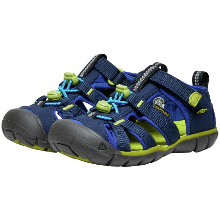 Kindersandalen Keen Seacamp II Cnx Children Naval Academy/Chartreuse