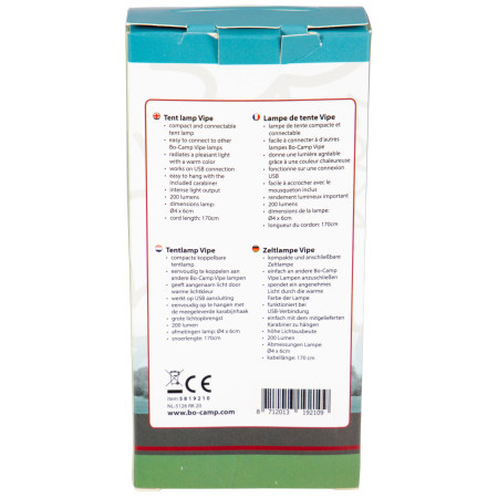 Campinglampe Bo-Camp Tent light Vipe connectable
