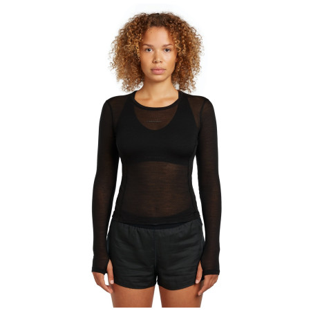 Damen-T-Shirt Icebreaker Women Merino Blend 75 Cool-Lite™ Featherlight™ LS Crewe