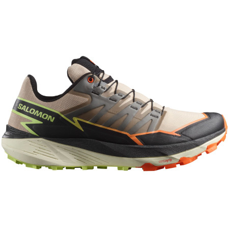 Herrenschuhe Salomon Thundercross beige Safari / Red Orange / Sharp Green
