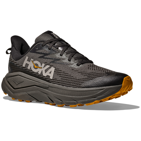 Herrenschuhe Hoka M Challenger 8 Gtx grau/gelb Asphalt Grey / Varsity Yellow