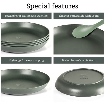 Teller-Set Light My Fire RamenPlate 4-pack