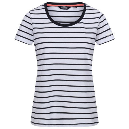 Damen-T-Shirt Regatta Filandra VIII weiß/blau White/NvyStr