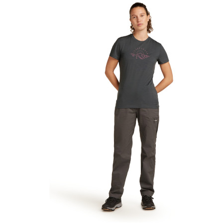 Damen-Funktionsshirt Icebreaker W Mer 150 Tech Lite SS Tee Sunrise Sumit