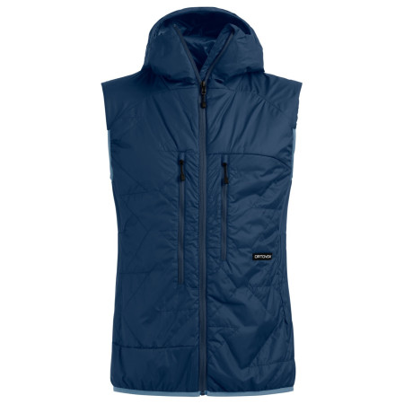 Herrenweste Ortovox Venet Swisswool 60 Vest blau Blue Nunatak