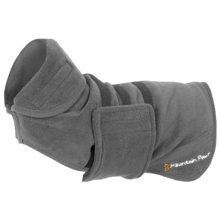 Hundebekleidung Mountain Paws Dog Robe grau Grey