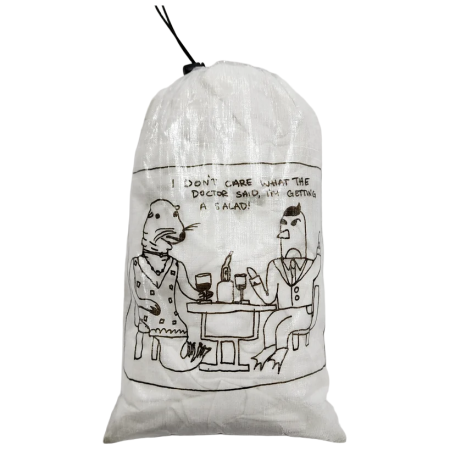 Hülle High Tail Designs Drawstring Stuff Sack Date Night weiß Date Night