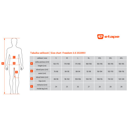 Herren-Radhose Etape Freedom 3.0