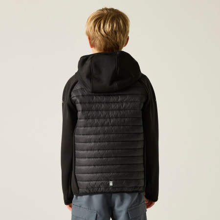 Kinderjacke Regatta Junior Andreson Hybrid Black/Sealgr