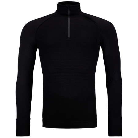 Herren Funktions-Sweatshirt Ortovox 230 Competition Zip Neck schwarz BlackRaven