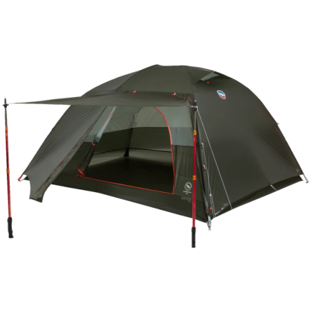 Ultraleichtes Zelt Big Agnes Copper Spur UL3 khaki Lichen Green