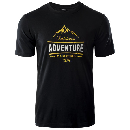 Herren-T-Shirt Hi-Tec Lore schwarz Black/White