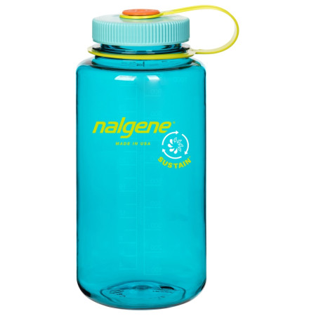 Flasche Nalgene Wide Mouth Sustain 1l blau Cerulean