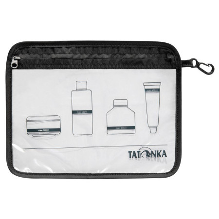 Kosmetiktasche Tatonka Zip Flight Bag A5 schwarz black