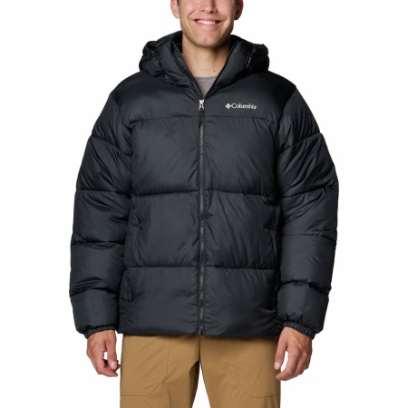 Herren-Winterjacke Columbia Puffect™ II Hooded Jacket schwarz Black