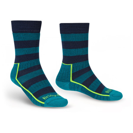 Herrensocken Bridgedale Hike LW MP Boot grün/blau petrol/navy