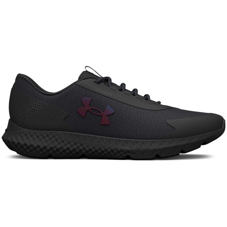Herren Laufschuhe Under Armour Charged Rogue 3 Storm schwarz Black / Black / Black