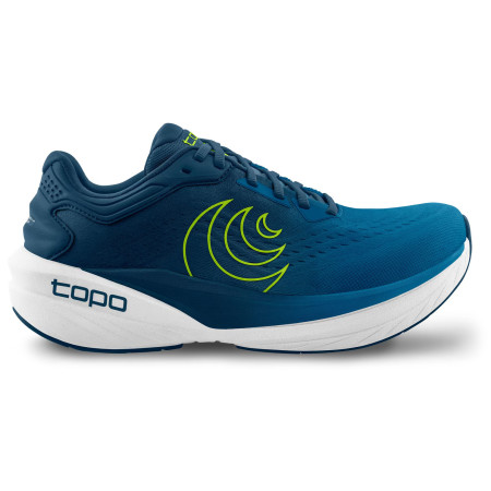 Herren Laufschuhe Topo Phantom 4 Wide blau/grün Blue / Lime