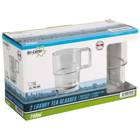 Teeglas Bo-Camp Tea glass polycarbonate 2 Stk