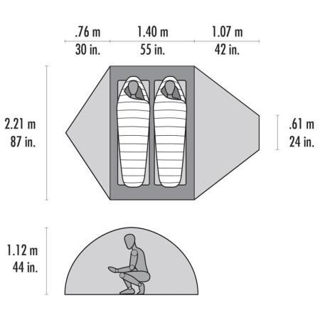 Wanderzelt MSR Remote 2