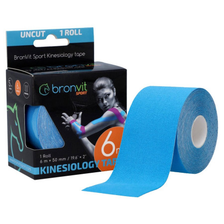 Tapeband BronVit Sport Kinesio Tape classic 5 cm x 6m hellblau