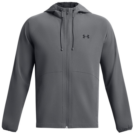 Herren-Frühjahrsjacke Under Armour Stretch Woven Windbreaker grau PitchGray/Black