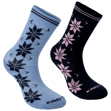 Damensocken Kari Traa Vinst Wool Socks 2Pk blau ROY