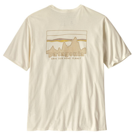 Herren-T-Shirt Patagonia M's '73 Skyline Organic T-Shirt beige Birch White