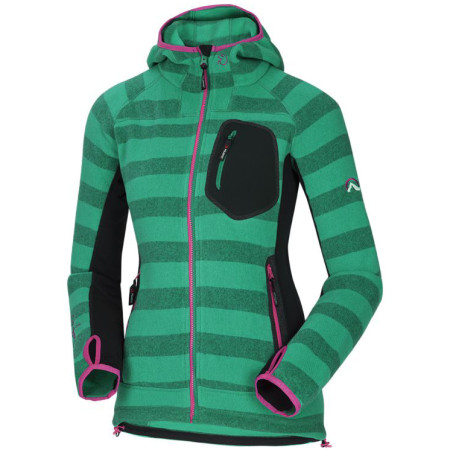 Damen-Sweatshirt Northfinder Giana grün Greenstrip