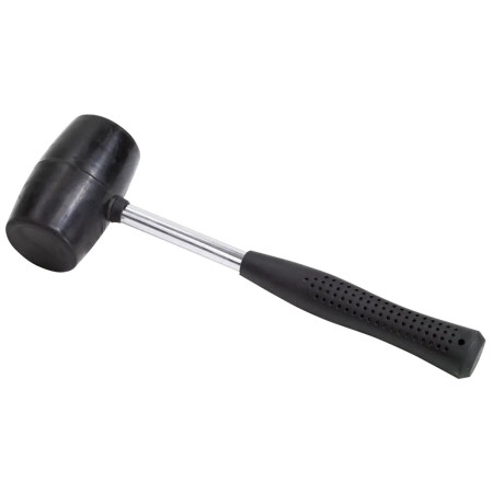Hammer Easy Camp Rubber/Steel Mallet schwarz