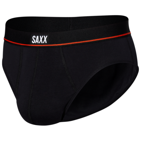 Boxershorts Saxx Non-Stop Stretch Cotton Brief Fly schwarz Black
