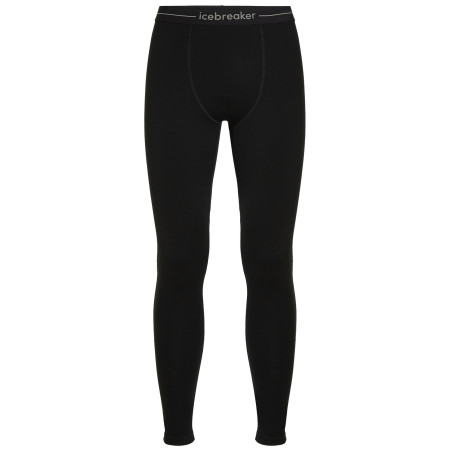 Herren-Funktionsunterhosen Icebreaker Men 300 MerinoFine™ Polar Leggings schwarz Black