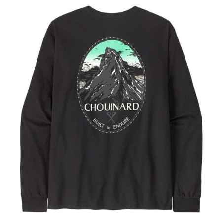 Herren-T-Shirt Patagonia M's L/S Chouinard Crest Responsibili-Tee